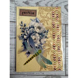 Mixed Media Collage Art Card OOAK ACEO ATC - Gentle Spirit